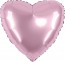 Логотип «Шар (32''/81 см) Сердце, Розовый, Макарунс, 1 шт.»