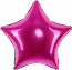 Логотип «Шар (18''/46 см) Звезда, Фуше, 1 шт.»