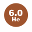 Логотип «Гелий марка 6.0 (99,9999%), 40л., 150атм»
