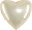 Логотип «Шар (18''/46 см) Сердце, Золото, Сатин, 1 шт.»