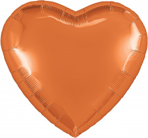 Логотип «Набор шаров с клапаном (9''/23 см) Мини-сердце, Папайя, 5 шт. в уп.»