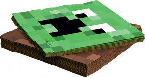 Логотип «Салфетки, Пиксели, 33*33 см, 20 шт.»