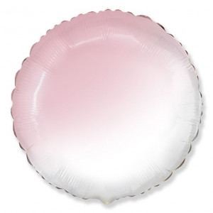 Логотип «Шар (18''/46 см) Круг, Розовый, Градиент, 1 шт.»