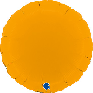 Логотип «Шар (18''/46 см) Круг, Оранжевый, Сатин, 1 шт.»