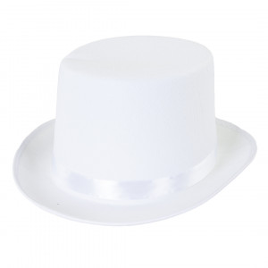 Логотип «Шляпа Цилиндр, фетр, Белый, 1 шт.»