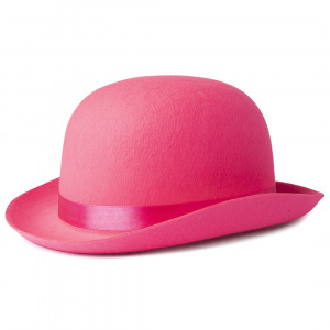 Логотип «Шляпа Котелок, фетр, Ярко-розовый, 1 шт.»