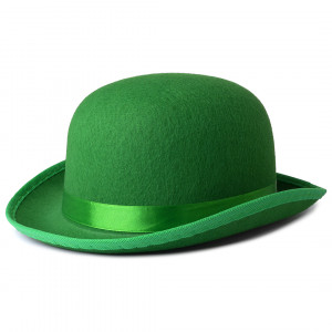 Логотип «Шляпа Котелок, фетр, Зеленый, 1 шт.»