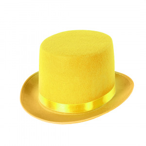 Логотип «Шляпа Цилиндр, фетр, Желтый, 1 шт.»