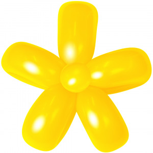Логотип «ШДМ (2''/5 см) Желтый, пастель, 100 шт.»