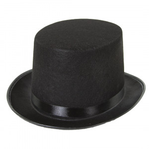 Логотип «Шляпа Цилиндр, фетр, Черный, 1 шт.»