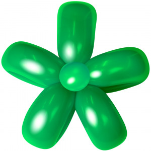 Логотип «ШДМ (2''/5 см) Зеленый, пастель, 100 шт.»