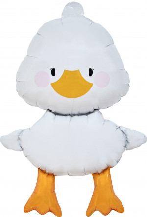 Логотип «Шар (41''/104 см) Фигура, Гусь Обнимусь, 1 шт. в уп.»