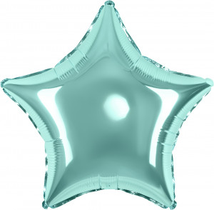 Логотип «Шар (18''/46 см) Звезда, Тиффани, 1 шт.»
