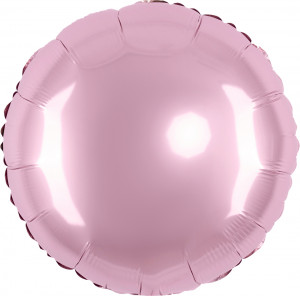 Логотип «Шар (18''/46 см) Круг, Розовый, Макарунс, 1 шт.»