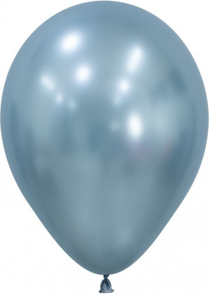 Логотип «Шар (12''/30 см), Арктический голубой (839), шелк, 12 шт.»