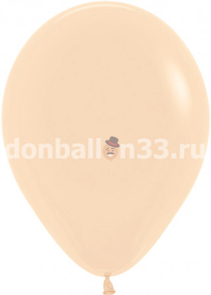 Логотип «Шар (12''/30 см), Персик Малибу (660), макарунс, 50 шт.»