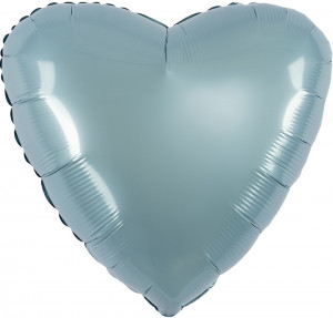 Логотип «Шар (19''/48 см) Сердце, Утренний туман, Бохо, 1 шт.»