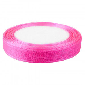Логотип «Лента органза (2,5 см*22,85 м) Ярко-розовый, 1 шт.»