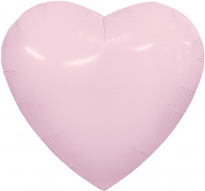 Логотип «Шар (36''/91 см) Сердце, Зефирный, 1 шт. в уп.»