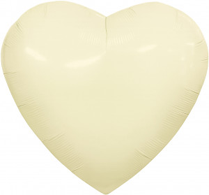 Логотип «Шар (36''/91 см) Сердце, Пыльный лайм, 1 шт. в уп.»