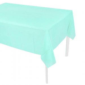 Логотип «Скатерть одноразовая, Мастхэв, Мятный, 137*274 см, 1 шт.»