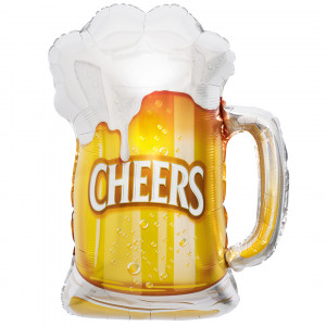 Логотип «Шар (29''/74 см) Фигура, Пиво в кружке, 1 шт. в уп.»