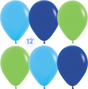 Логотип «Шар (12''/30 см), Ассорти для мальчика (031/040/041), пастель, 50 шт.»