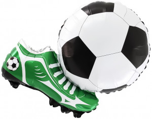 Логотип «Шар (30''/76 см) Фигура, Футбол, Победный Гол, 1 шт.»