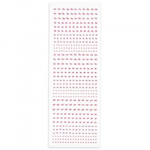 Логотип «Наклейки Стразы Кристаллы, самоклеящиеся, Розовый, 3-6 мм*495 шт, 1 упак.»