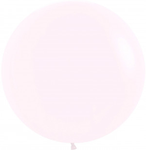 Логотип «Шар (24''/61 см), Нежно-розовый (609), макарунс, 3 шт.»