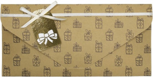 Логотип «Конверт для денег 3D, Подарки, Крафт, Металлик, 1 шт.»