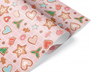 Логотип «Упаковочная бумага 80гр (0,7*1 м) Сладкий Новый Год, 10 шт.»