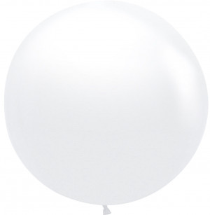 Логотип «Шар (36''/91 см), Белый (005), пастель, 2 шт.»