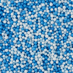 Логотип «Шарики пенопласт, Цветной микс, Голубой/Синий, 2-4 мм, 10 гр.»