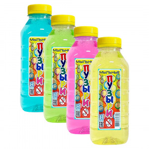 Логотип «Мыльные пузыри Радуга, для пистолетов и генераторов, 0,5 л. 1 шт.»