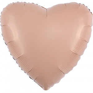 Логотип «Шар (32''/81 см) Сердце, Винтажная роза, Матовый, 1 шт.»