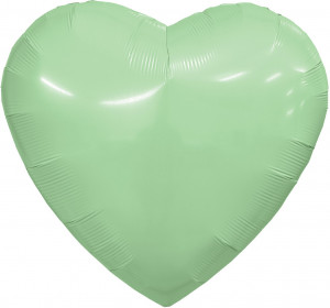 Логотип «Шар (19''/48 см) Сердце, Олива, 1 шт.»