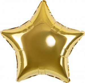 Логотип «Шар (4''/10 см) Микро-звезда, Золото, 1 шт.»