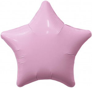 Логотип «Шар (19''/48 см) Звезда, Мистик, Розовый фламинго, Сатин, 1 шт.»