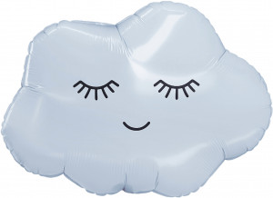 Логотип «Шар (26''/66 см) Фигура, Небесное облачко, 1 шт. в уп.»