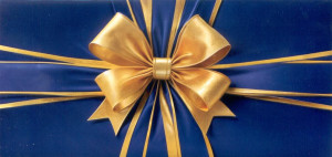 Логотип «Конверты для денег, Золотой бант, 10 шт.»