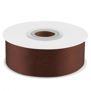 Логотип «Лента атласная (2,5 см*22,85 м) Шоколадный, 1 шт.»