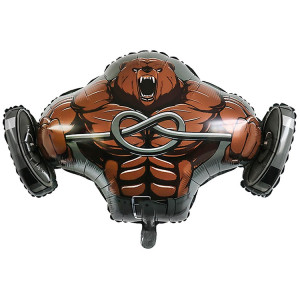 Логотип «К ФИГУРА Медведь Качок»