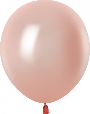 Логотип «Шар (12''/30 см), Розовое Золото, металлик, 100 шт.»