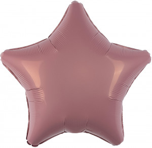 Логотип «Шар (19''/48 см) Звезда, Пустынная роза, Бохо, 1 шт.»