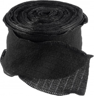 Логотип «Лента тканевая (4 см*9,14 м) Нежная волна, Черный, 1 шт.»