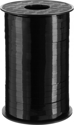 Логотип «Лента полипропиленовая (0,5 см*250 м) Черный, Лаковый, 1 шт.»