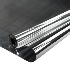 Логотип «Упаковочная пленка 40мкм (0,7*8 м) Серебро, Голография, 1 шт.»