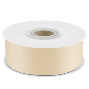 Логотип «Лента атласная (2,5 см*22,85 м) Белое золото, 1 шт.»