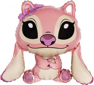 Логотип «Шар (24''/61 см) Фигура, Любимый монстрик (надув воздухом), Розовый, 1 шт.»